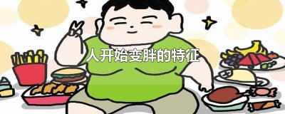 ​人开始变胖的特征