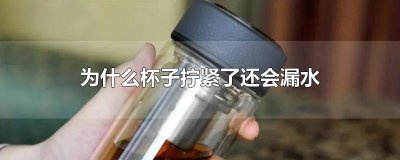 ​为什么杯子拧紧了还会漏水