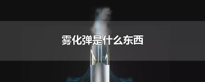 ​雾化弹是什么东西