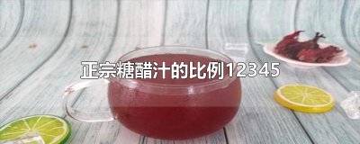 ​正宗糖醋汁的比例12345