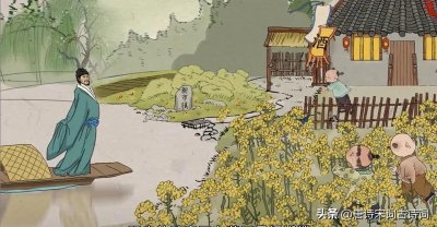 ​篱落疏疏一径深下一句（村晚）