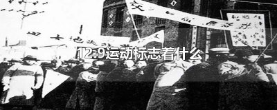 ​12.9运动标志着什么